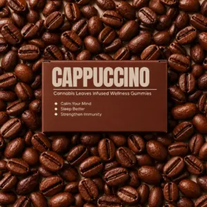 Cappuccino Relax & Reset Gummies 5% – Pack of 5 Gummies