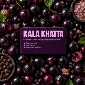 Kala Khatta Relax & Reset Gummies 5% – Pack of 5 Gummies