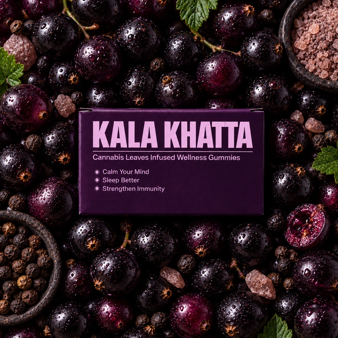 Kala Khatta Relax & Reset Gummies 5% – Pack of 5 Gummies