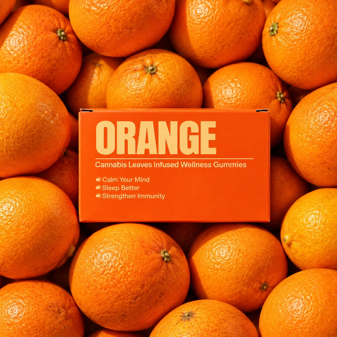 Orange Relax & Reset Gummies 7% β Pack of 30 Gummies