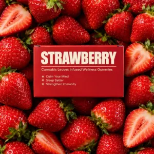 Strawberry Relax & Reset Gummies 3.5% – Pack of 5 Gummies
