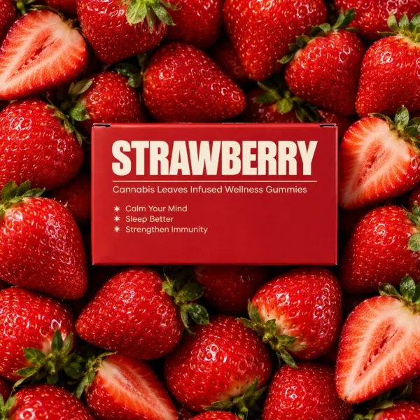 Strawberry Relax & Reset Gummies 7% – Pack of 30 Gummies