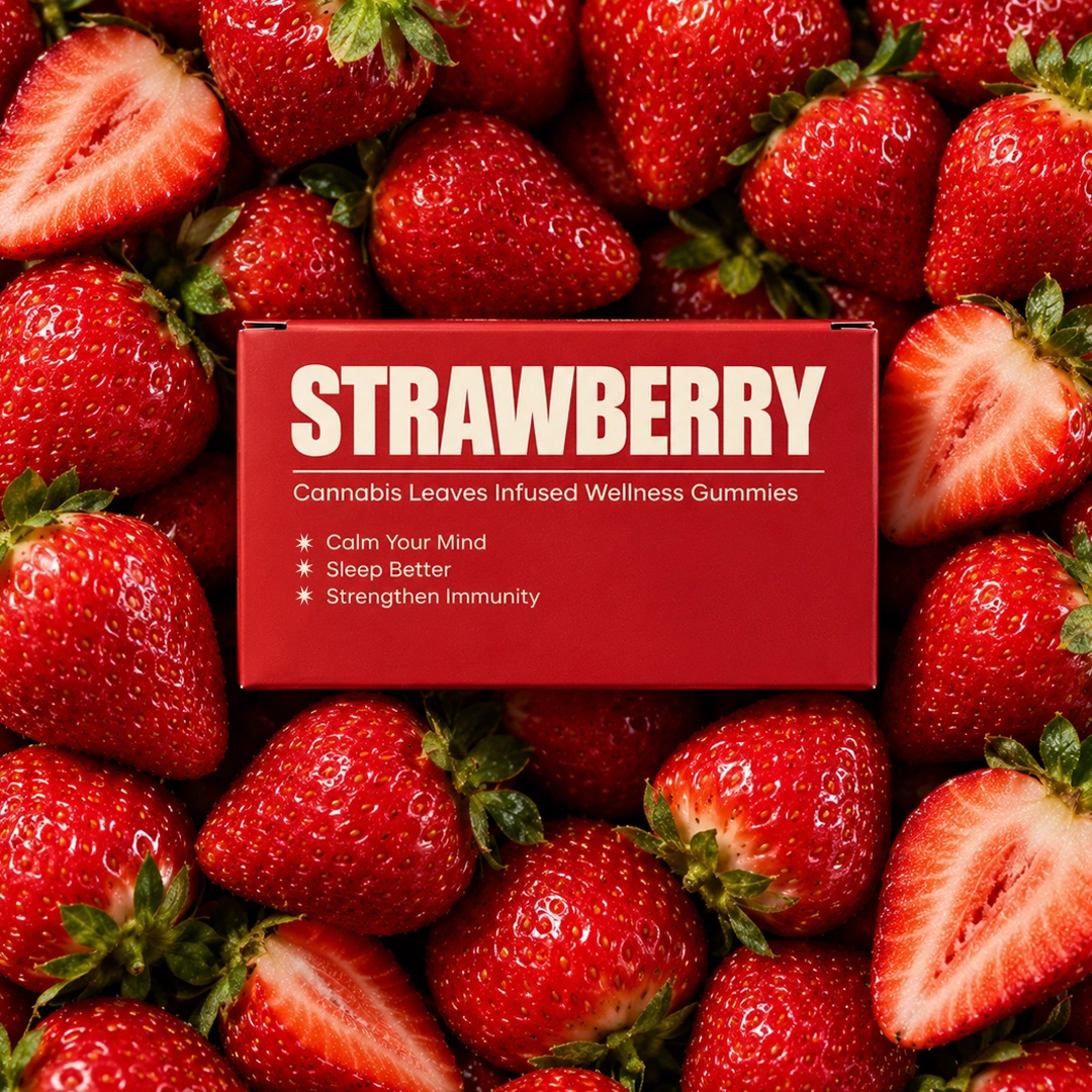 Strawberry Relax & Reset Gummies 3.5% β Pack of 5 Gummies